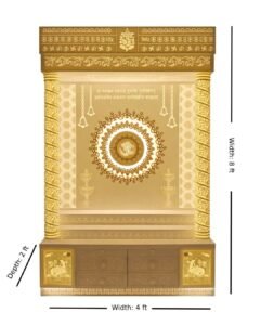 3D OM mandir new design 2026- designo temple store