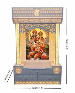 Colorful Hanuman Mandir - designo temple store