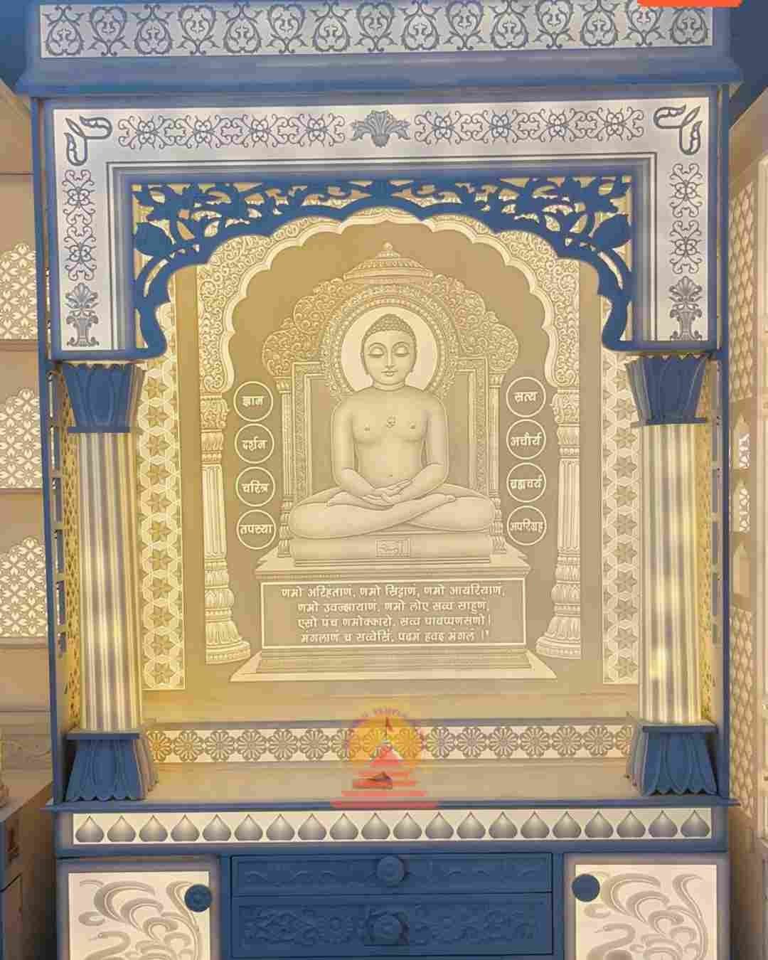 JAIN MANDIR WITH LIGHT IMG1- DESIGNOTEMPLESTORE